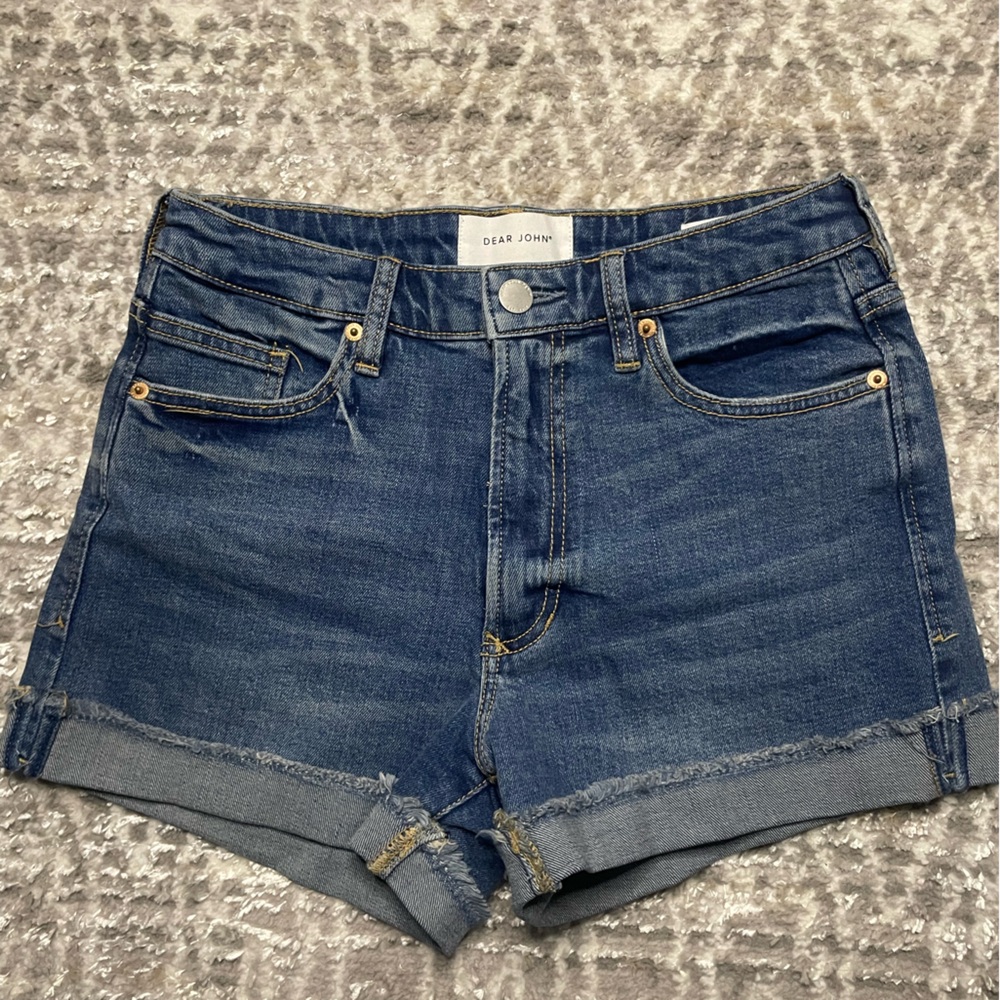 Dear John Blue Jean Shorts Classic Cut-Off Style